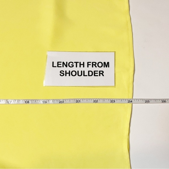 J. Crew Sleeveless Button Front Ruffle Neck Popover Top Medium neon yellow flowy - Picture 6 of 10